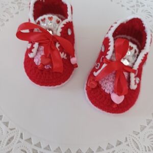 Handmade chrochet, 0,5,red